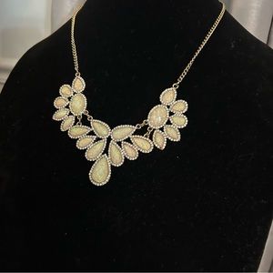 Abalone and Crystal Necklace